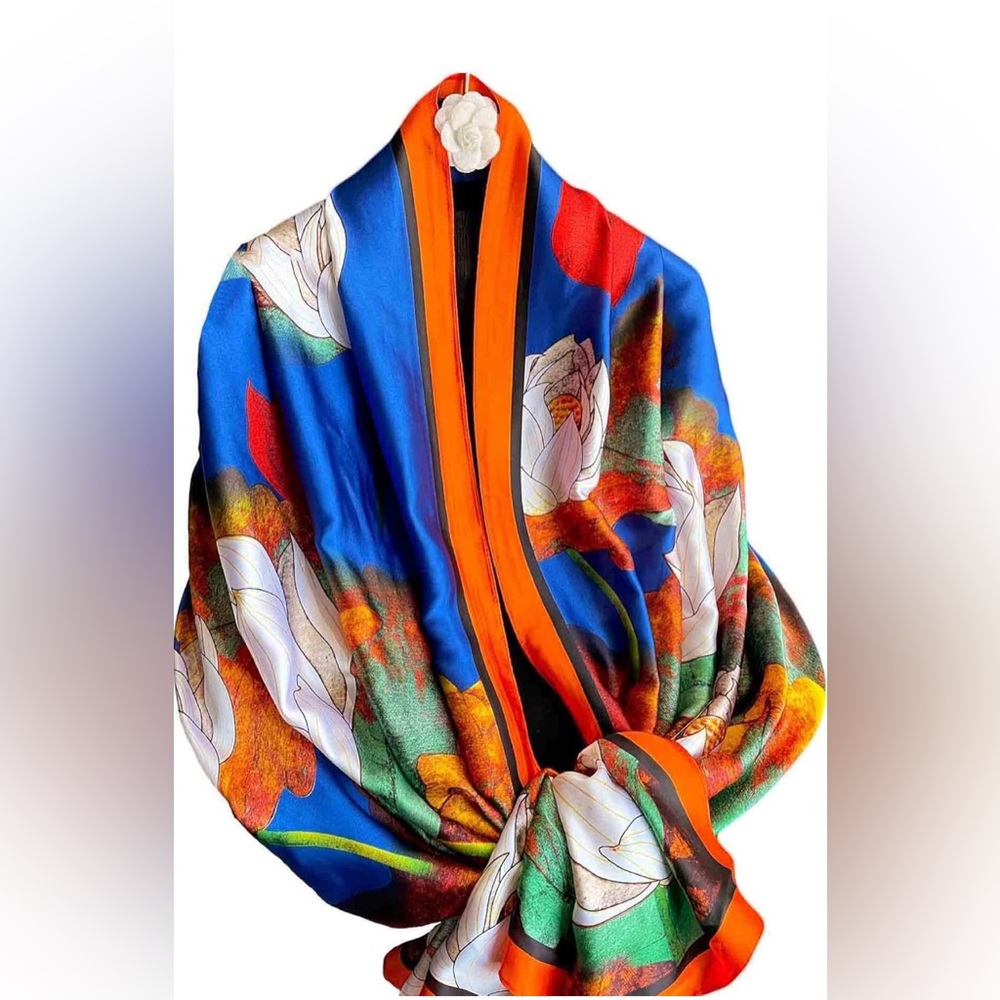 Floral Multicolor Scarf